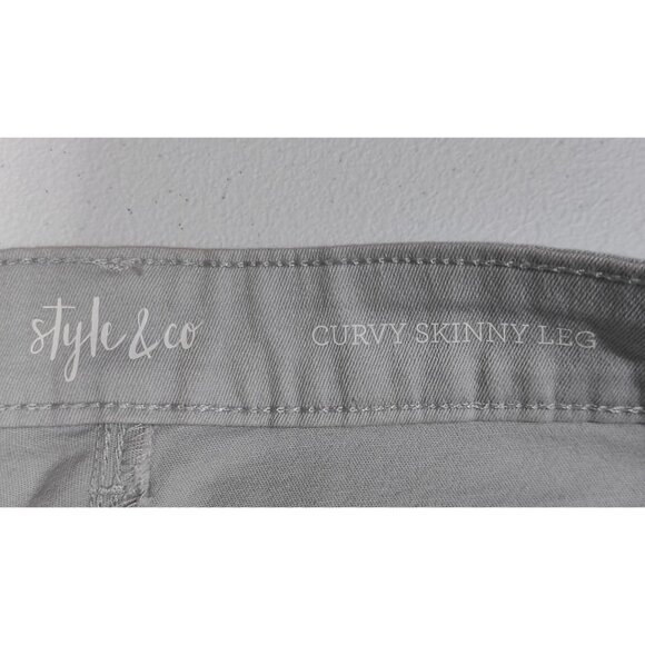 Style & Co Women's Curvy Skinny Leg Misty Harbor Pants Size 16 - Picture 4 of 5